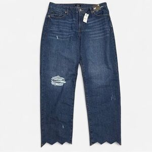 Stylish Blue Distressed Women Jeans